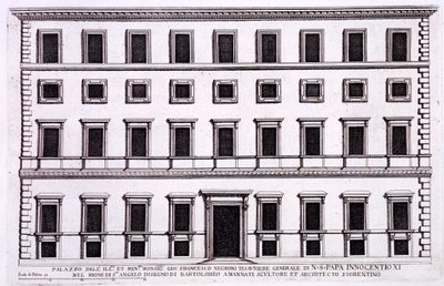 Palazzo von Giovanni Francesco Negroni, Schatzmeister von Papst Innozenz XI., Rom, aus 